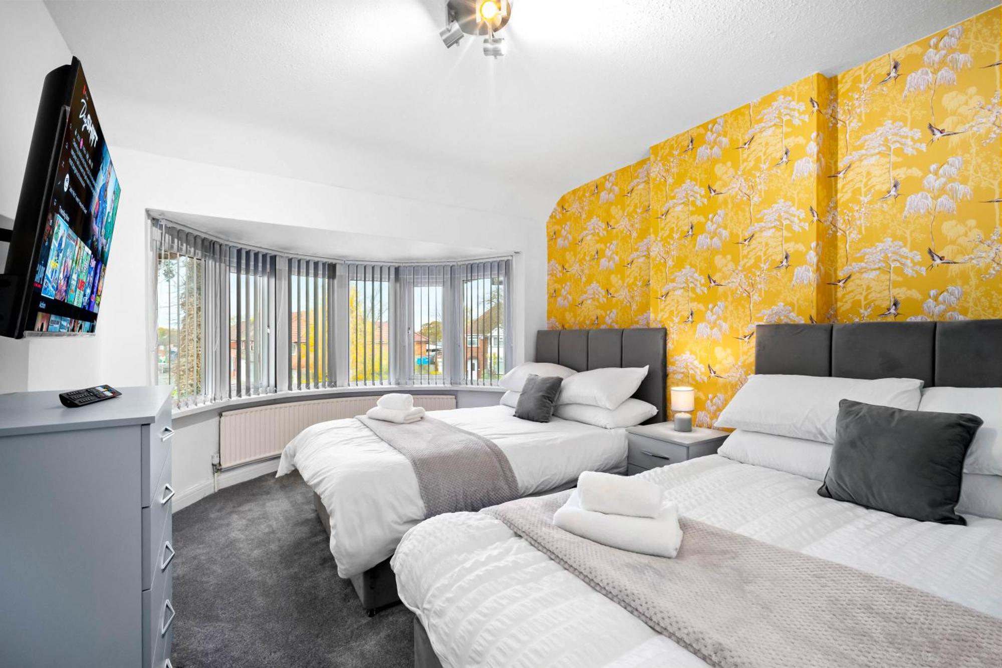 Modern 18 Guest Large Home In Solihull - Near Nec, Jlr, Hs2 And Bhx 伯明翰 外观 照片