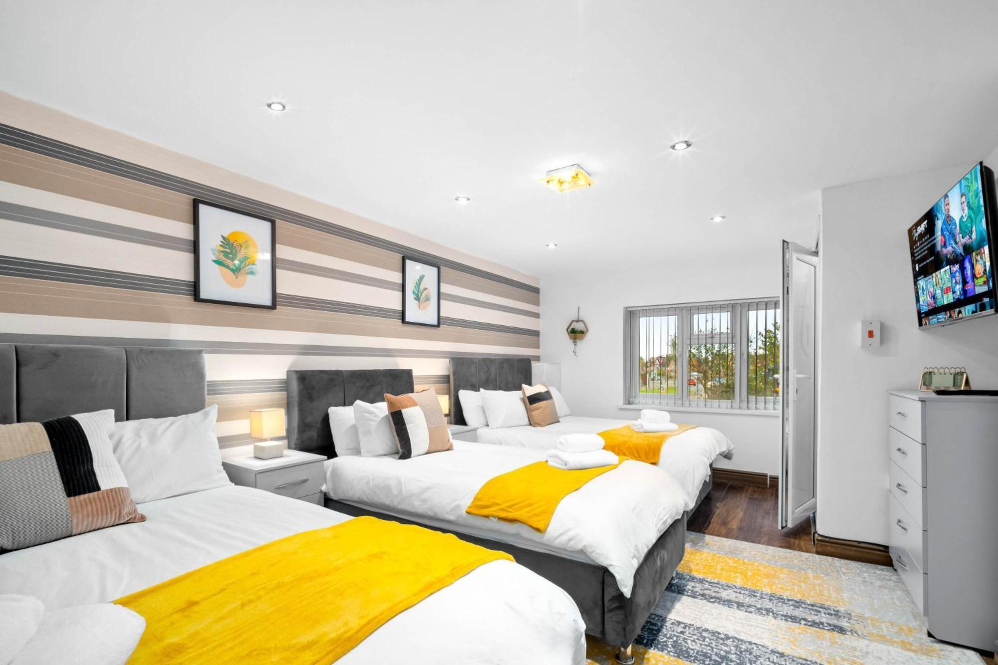 Modern 18 Guest Large Home In Solihull - Near Nec, Jlr, Hs2 And Bhx 伯明翰 外观 照片